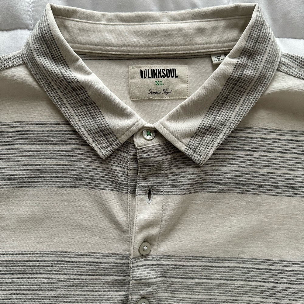 Linksoul Striped Polo